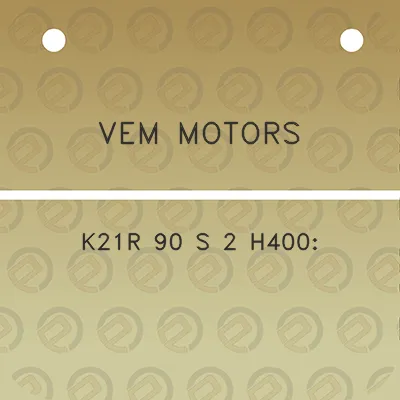 vem-motors-k21r-90-s-2-h400