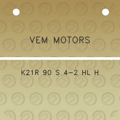 vem-motors-k21r-90-s-4-2-hl-h