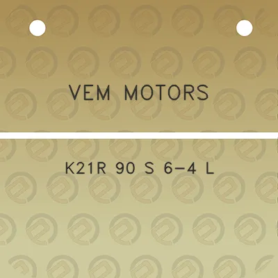 vem-motors-k21r-90-s-6-4-l