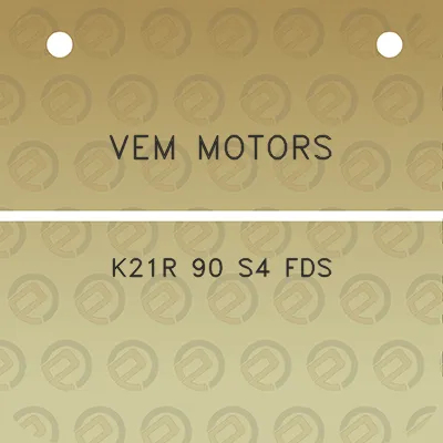 vem-motors-k21r-90-s4-fds