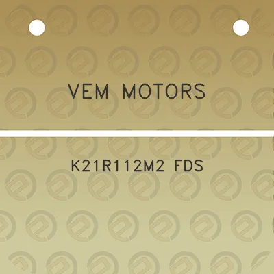 vem-motors-k21r112m2-fds