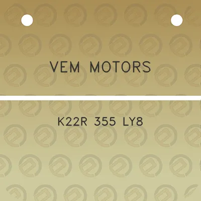 vem-motors-k22r-355-ly8