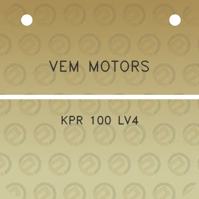 vem-motors-kpr-100-lv4