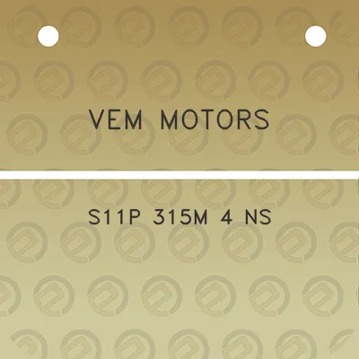 vem-motors-s11p-315m-4-ns