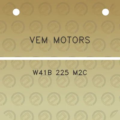 vem-motors-w41b-225-m2c