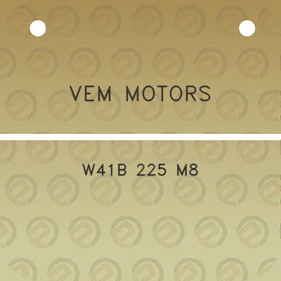 vem-motors-w41b-225-m8