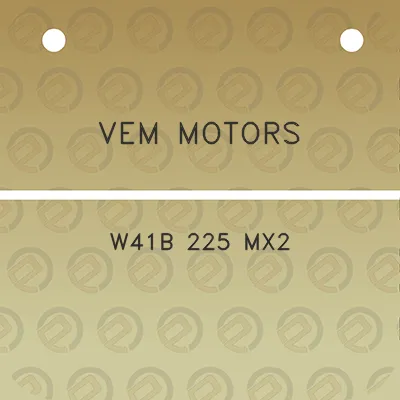 vem-motors-w41b-225-mx2