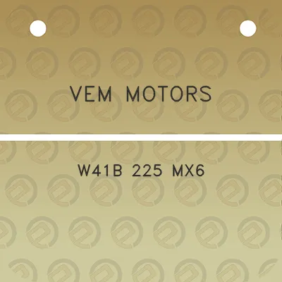 vem-motors-w41b-225-mx6