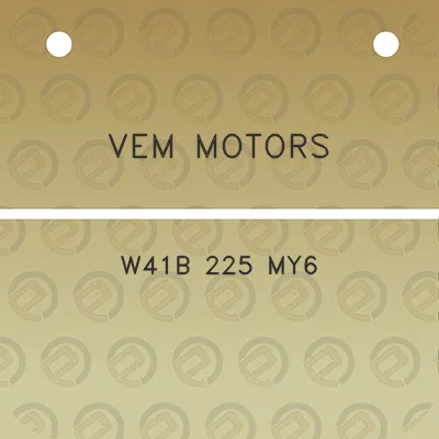 vem-motors-w41b-225-my6