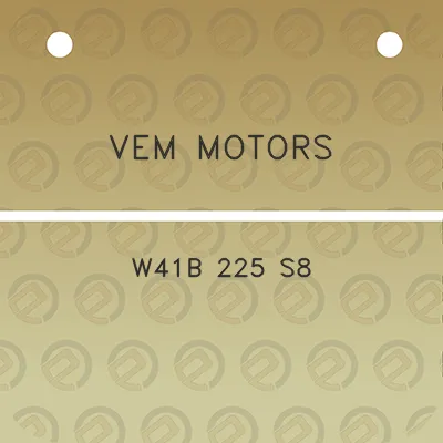 vem-motors-w41b-225-s8