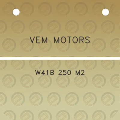 vem-motors-w41b-250-m2