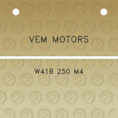 vem-motors-w41b-250-m4