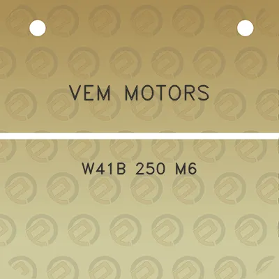 vem-motors-w41b-250-m6