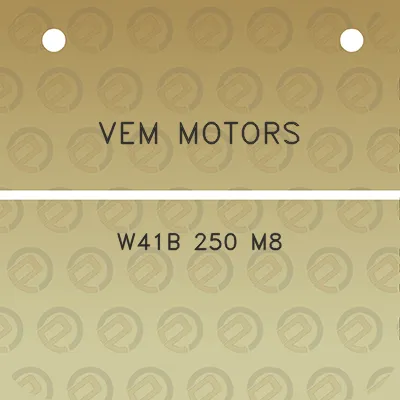 vem-motors-w41b-250-m8