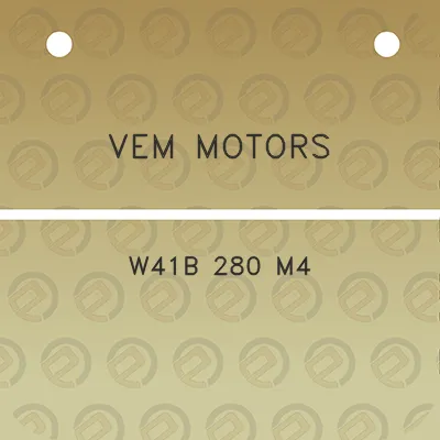 vem-motors-w41b-280-m4