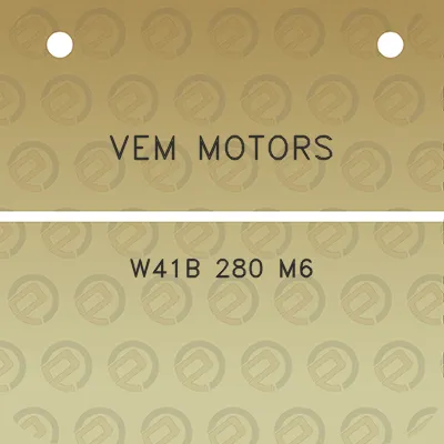 vem-motors-w41b-280-m6