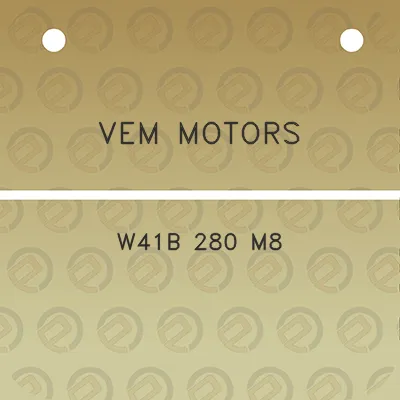 vem-motors-w41b-280-m8