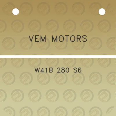 vem-motors-w41b-280-s6