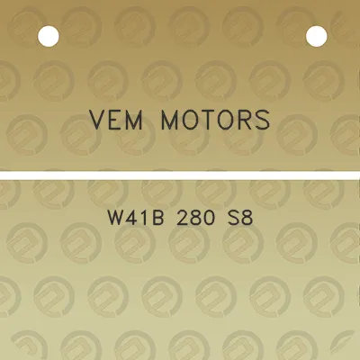 vem-motors-w41b-280-s8