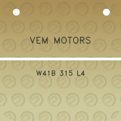 vem-motors-w41b-315-l4