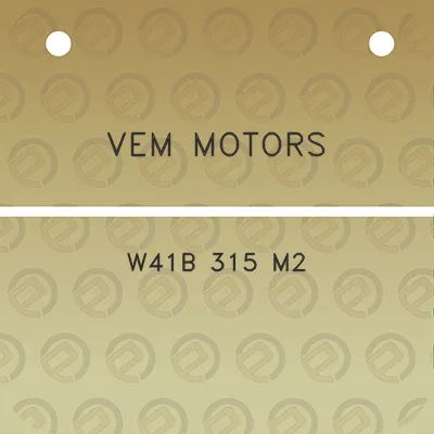 vem-motors-w41b-315-m2