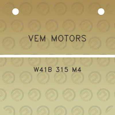 vem-motors-w41b-315-m4