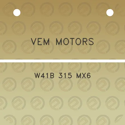 vem-motors-w41b-315-mx6