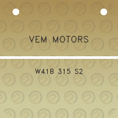 vem-motors-w41b-315-s2