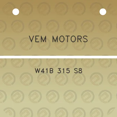 vem-motors-w41b-315-s8