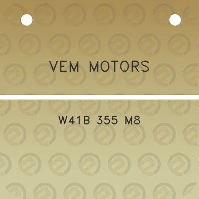 vem-motors-w41b-355-m8