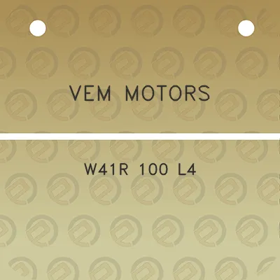 vem-motors-w41r-100-l4