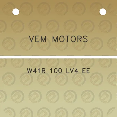 vem-motors-w41r-100-lv4-ee