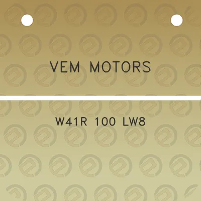 vem-motors-w41r-100-lw8