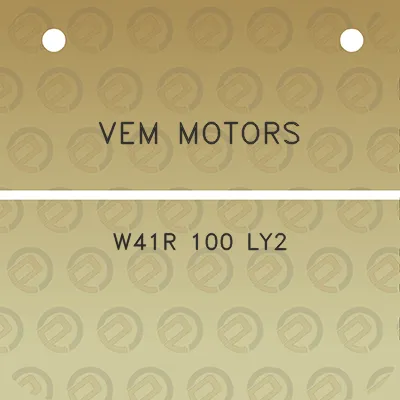 vem-motors-w41r-100-ly2