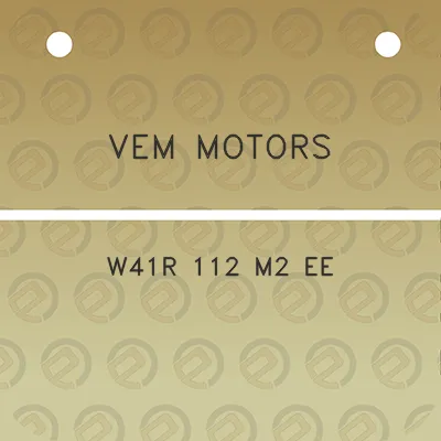 vem-motors-w41r-112-m2-ee