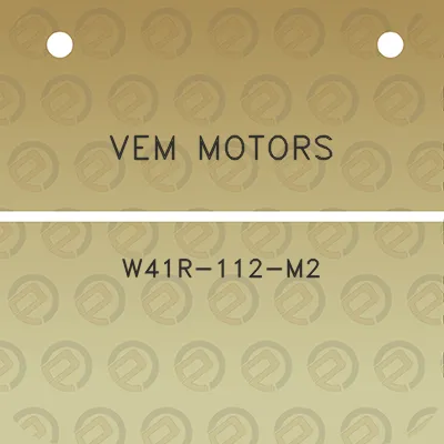 vem-motors-w41r-112-m2