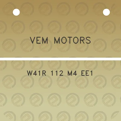 vem-motors-w41r-112-m4-ee1