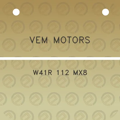 vem-motors-w41r-112-mx8