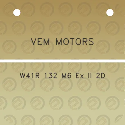 vem-motors-w41r-132-m6-ex-ii-2d