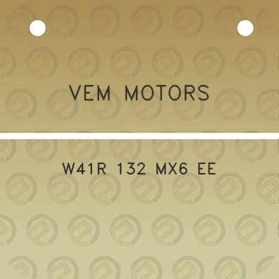 vem-motors-w41r-132-mx6-ee