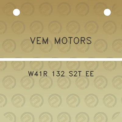 vem-motors-w41r-132-s2t-ee