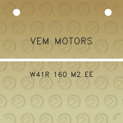 vem-motors-w41r-160-m2-ee