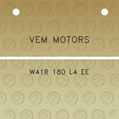 vem-motors-w41r-180-l4-ee