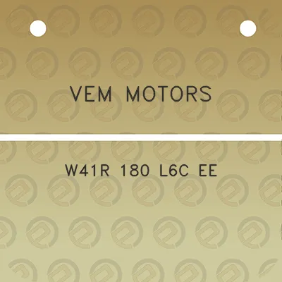 vem-motors-w41r-180-l6c-ee