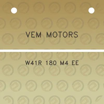 vem-motors-w41r-180-m4-ee