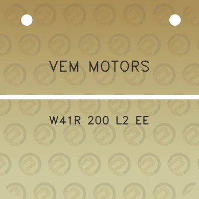 vem-motors-w41r-200-l2-ee