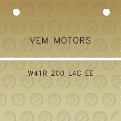 vem-motors-w41r-200-l4c-ee