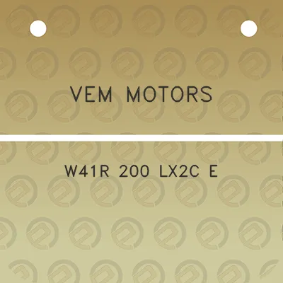 vem-motors-w41r-200-lx2c-e