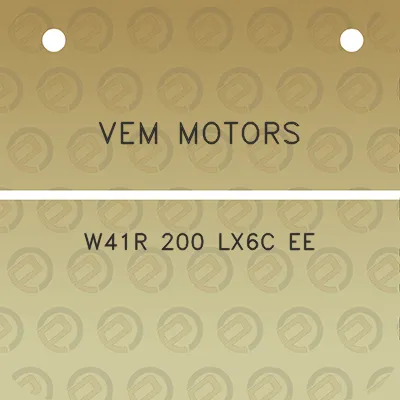 vem-motors-w41r-200-lx6c-ee