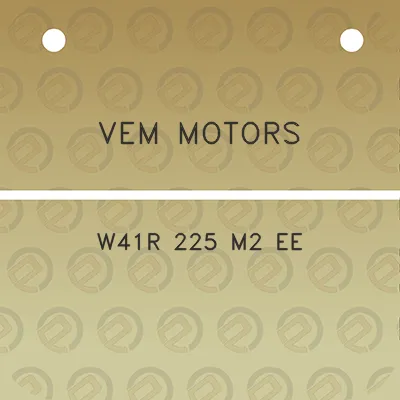 vem-motors-w41r-225-m2-ee